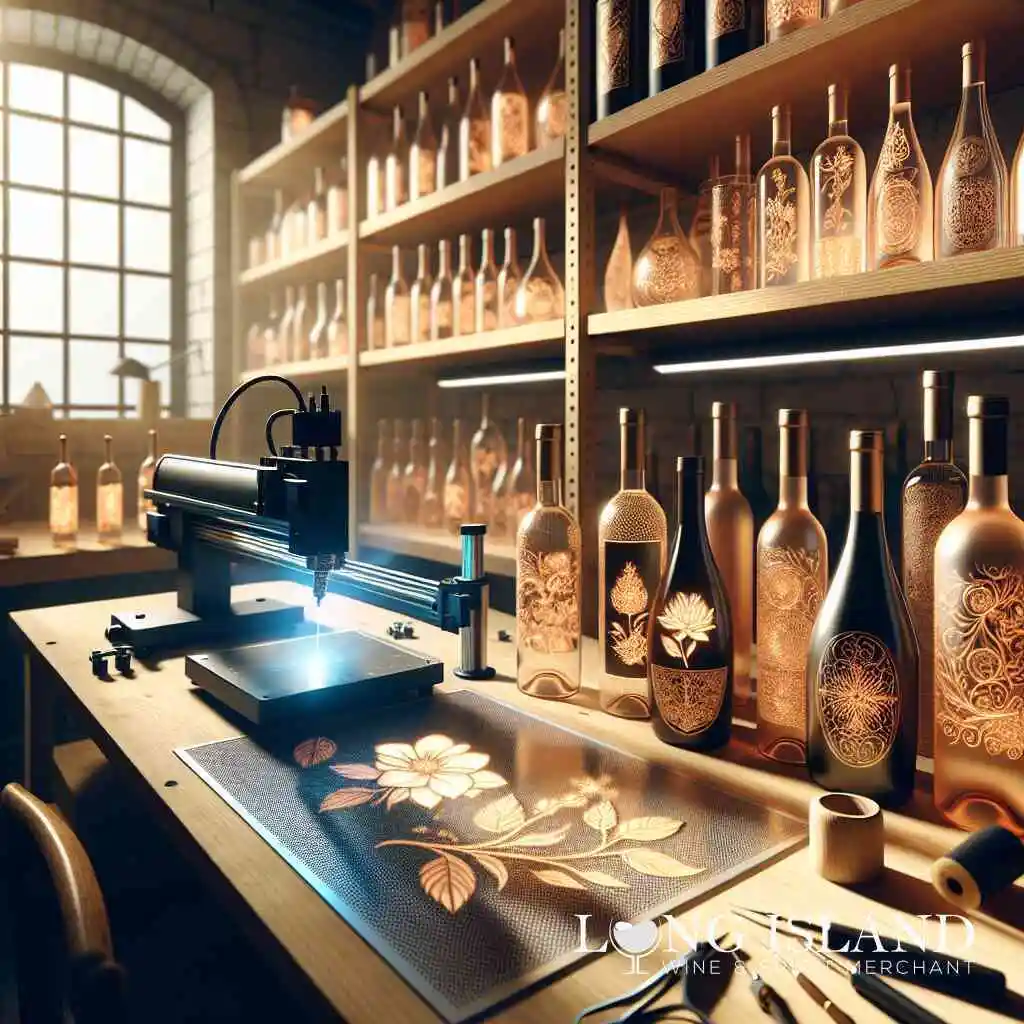 Navigating the Art of Wine Bottle Engraving Process