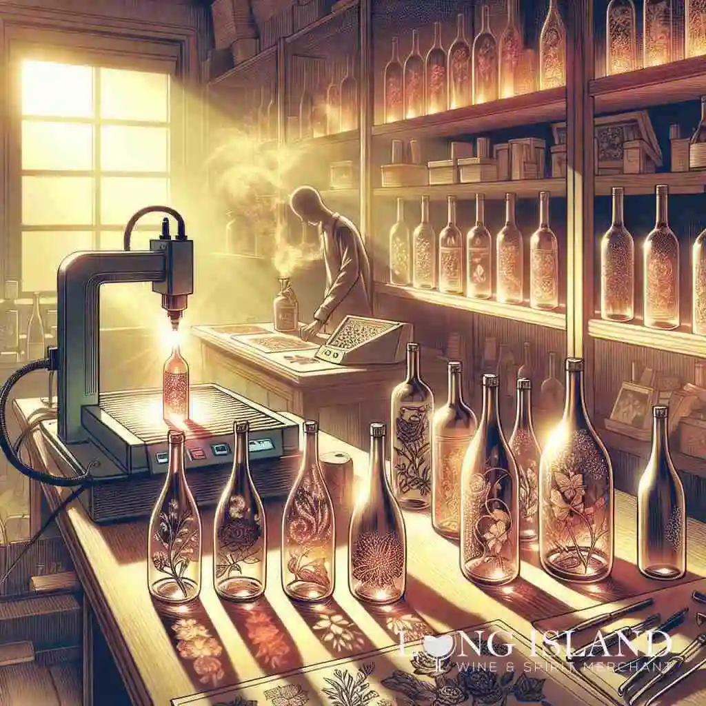 Navigating the Art of Wine Bottle Engraving Process