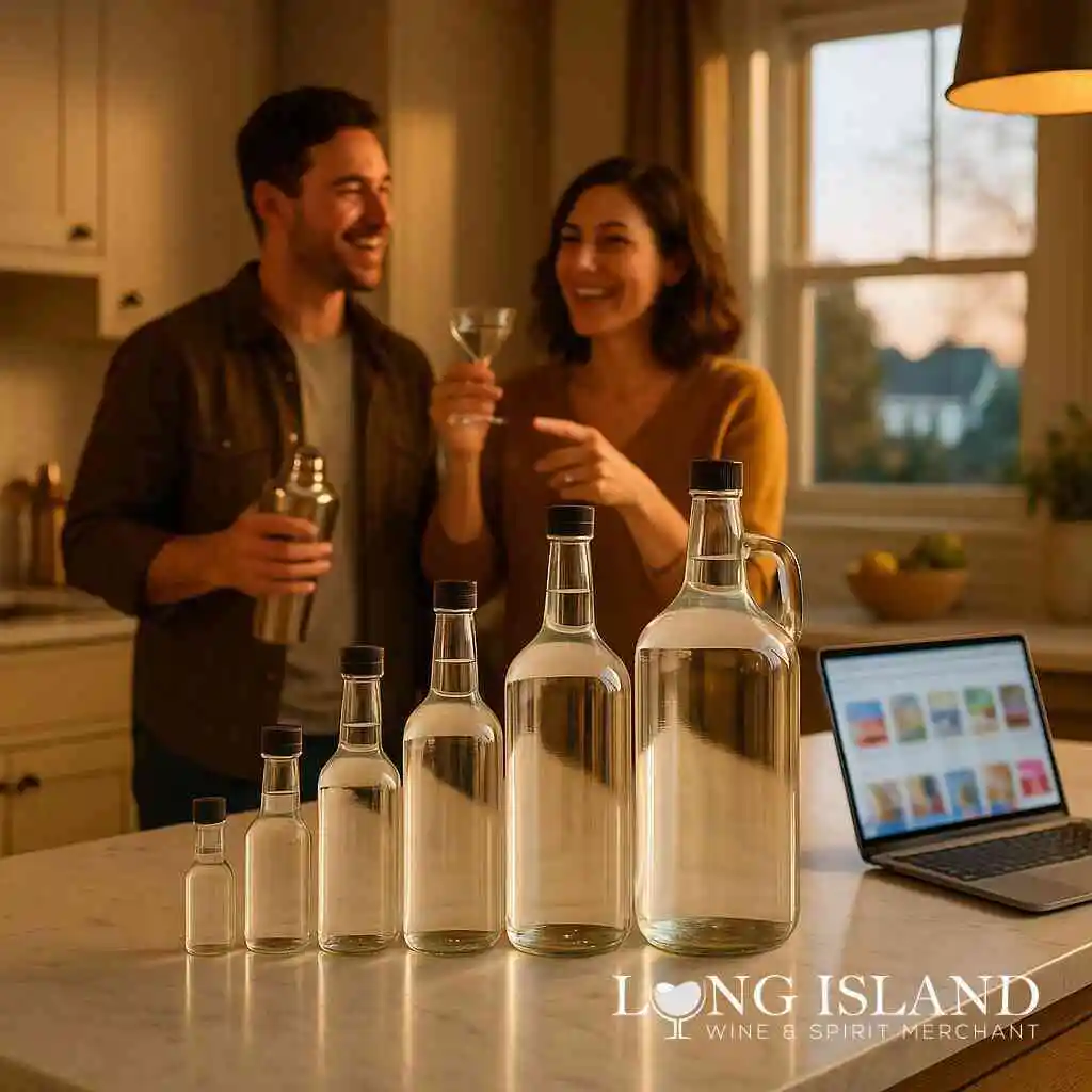 Compare Vodka Sizes for Commack with Order Alcohol Online