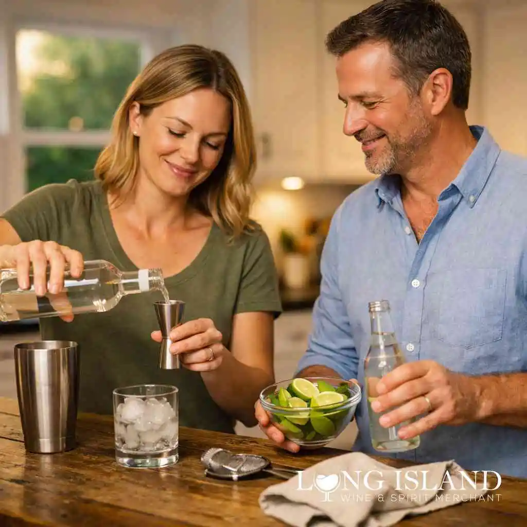 Building a gluten free bar cart for martini ingredients, Manhattan ingredients, and simple highballs — Order Alcohol Onl